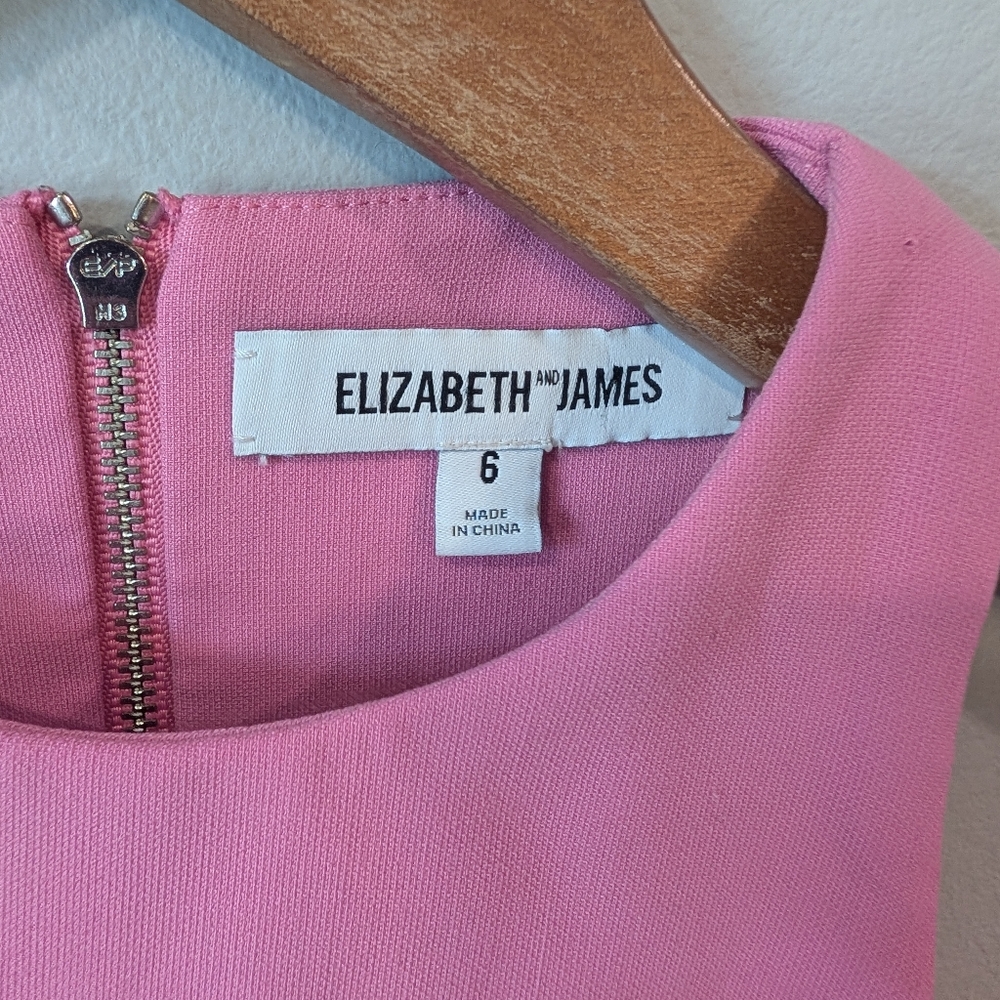 Elizabeth and James Pink Mini Dress Size 6 - Picture 5 of 7